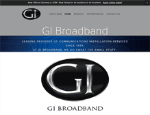 Tablet Screenshot of gibroadband.com